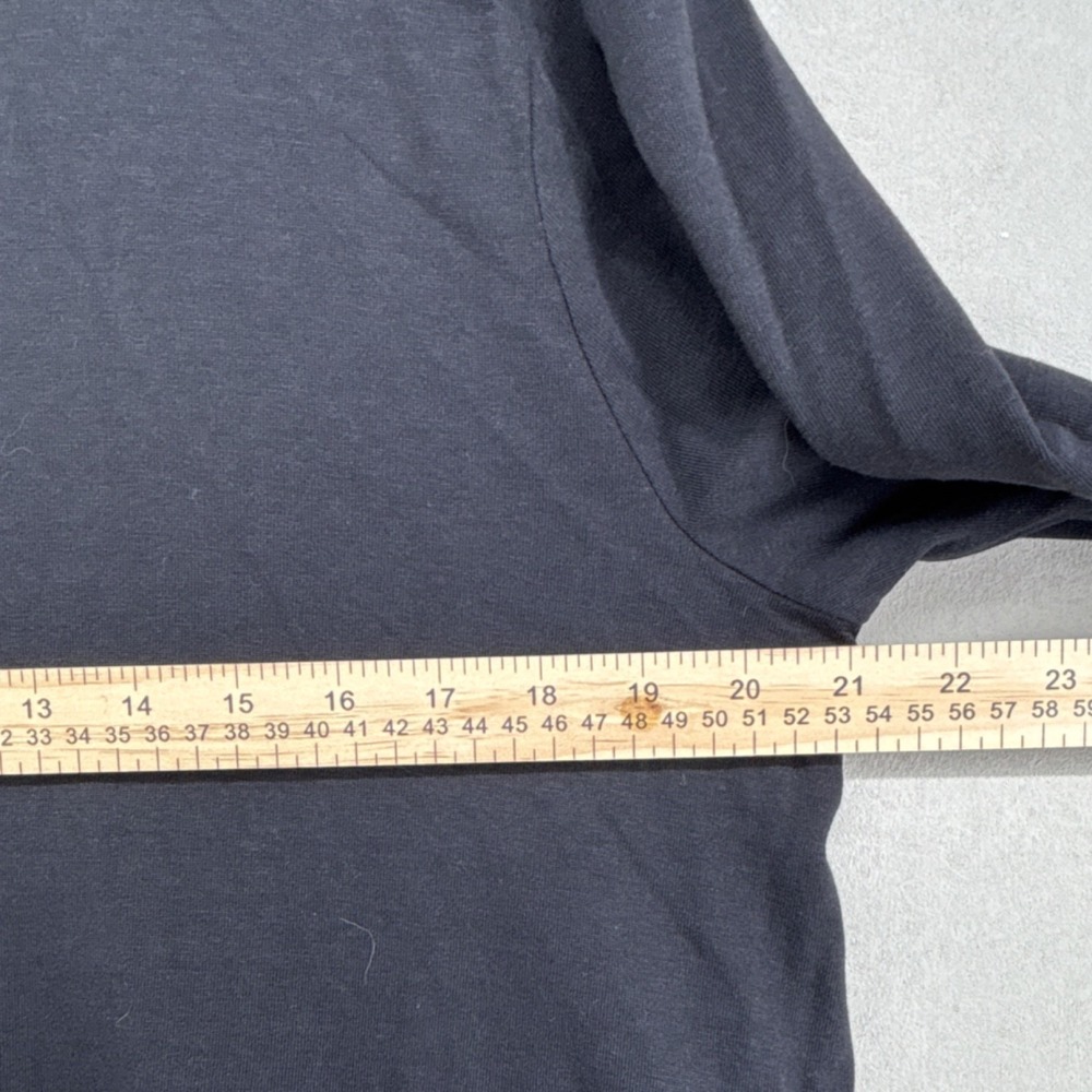 Pure Jill Cowl Neck Tunic Dress‎ L Lagenlook Swing Pima Cotton Tencel Pockets - Picture 13 of 13